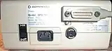 Rear of the Commodore SFD 1001 floppy disk drive with IEEE&nbsp;488 port