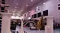 A ground level overview of the SSPF high bay and iconic observation windows