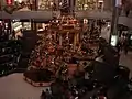 Inside the Stamford Town Center during the holidays.