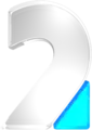 Dvojka's logo from 1 January 2004 to 29 February 2012