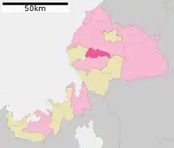 Location of Sabae in Fukui Prefecture