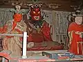 A statue of Enma