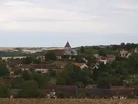 A general view of Saint-Aubin-Château-Neuf