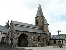 The church in Saint-Saturnin
