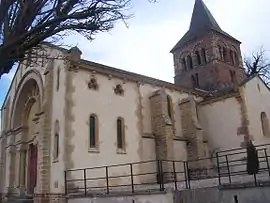 The church in Saint-Agnan