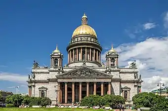 Saint Isaac's Cathedral from Saint Petersburg