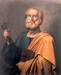 Painting of Saint Peter (c. late 19th-early 20th century)