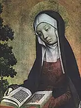 Saint with a Book, 15th Century. Stolen for Adolf Hitler's planned Führer Museum in Linz.