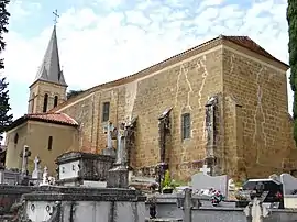 The church in Sainte-Dode
