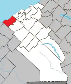 Location within La Mitis RCM