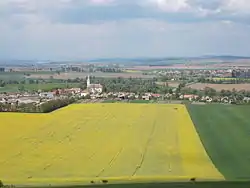 Aerial view of Sajópüspöki