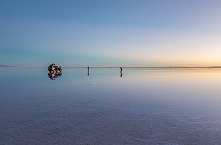 Reflections at sunset