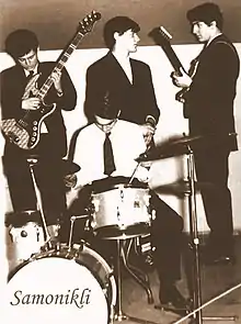 Samonikli: standing, from left to right: Marko Novaković, Milan Pavlov, Bojan Drndić;  sitting: Vukašin Veljković