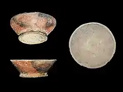 Ceramic bowl decorated - former collection of Jean Moura MHNT