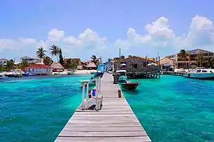 Image 10San Pedro Beach in Ambergris Caye, Belize, 2007