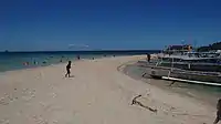 Bantigue Island's Sandbar during low tide.