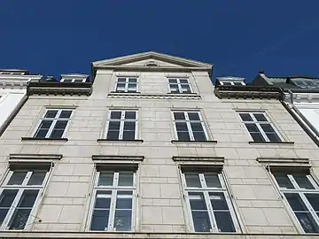 The facade.