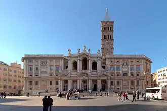 Basilica of St Mary Major.mw-parser-output .geo-default,.mw-parser-output .geo-dms,.mw-parser-output .geo-dec{display:inline}.mw-parser-output .geo-nondefault,.mw-parser-output .geo-multi-punct{display:none}.mw-parser-output .longitude,.mw-parser-output .latitude{white-space:nowrap}41°53′51″N 12°29′55″E﻿ / ﻿41.89750°N 12.49861°E﻿ / 41.89750; 12.49861