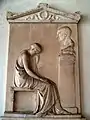 Volpato monument by Canova (portico)