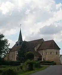 The church in Santranges