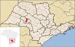 Location in São Paulo  state