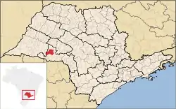 Location in São Paulo state