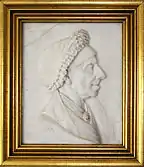 Bas relief of Sarah Workum, private collection.