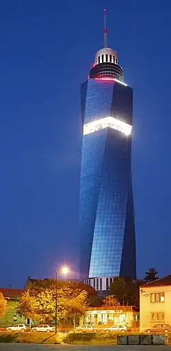 Avaz Twist Tower, erected in 2008