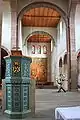 Pulpit in the basilica