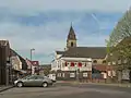Schermbeck, view to a street with church