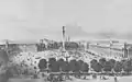 1863 Lithograph of Schlossplatz
