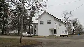 Scipio Township Hall in Mosherville