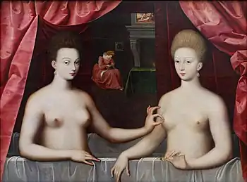 Gabrielle d'Estrées and one of her sisters