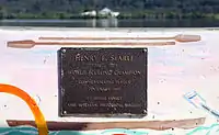 Plaque on river-front at Maclean NSW