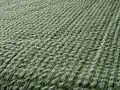 Green/white checkered seersucker fabric