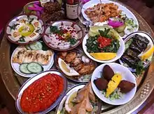 Image 20A selection of Lebanese dishes from Cafe Nouf Restaurant in London (from Culture of Lebanon)