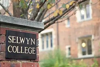 Selwyn College entrance