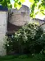 Tower 21, Tour du Puits-Tiphaine in a garden at 10 Rue du Puits-Tiphaine.
