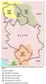 Ethnic map of Vojvodina (6th–8th century).