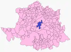 Map of Serradilla