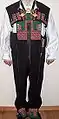 The front of the costume for men.