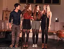 Picture of Seth Lakeman featuring Wildwood Kin as part of his "Ballads of the broken few" tour.  This picture was taken in Plymouth UK, 2016.
