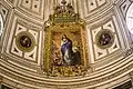 The elliptical Renaissance dome of the chapterhouse.