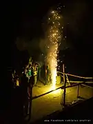 Firework during the festival