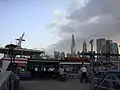 Passengers waiting at the Qinhuangdao Rd Ferry terminal