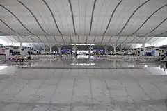 Interior of Shenzhen North railway station, 2012