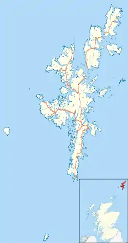 Brae is located in Shetland