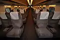 N700 series Green car interior