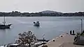 Boat carrying passengers from Krapanj to Brodarica