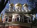 The onion-shaped gold-plated domes